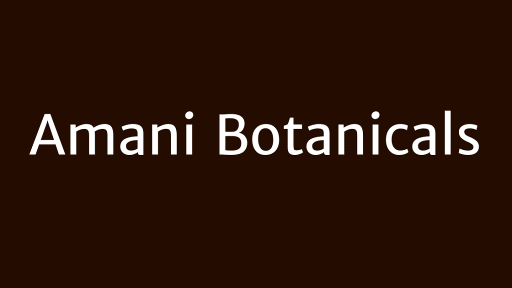 Amani Botanicals